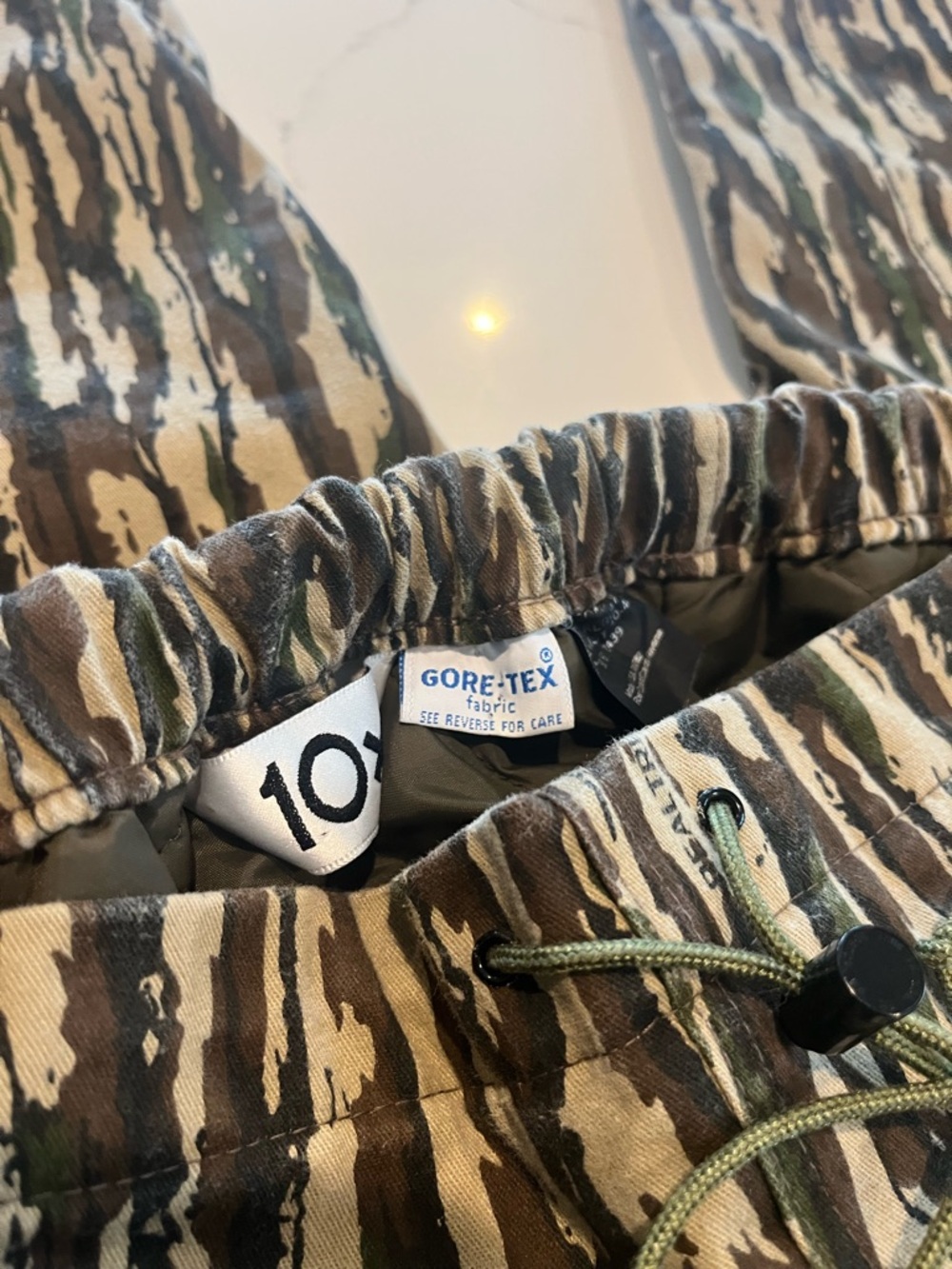 10X Gore-Tex Rainwear Realtree Camo Hunting Set Jacket XL /Pants XL USA Made VTG - Picture 5 of 16
